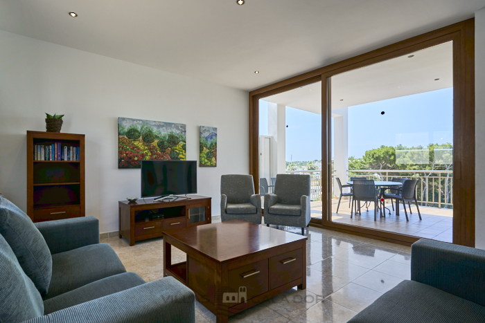 Living room at Cala Dia